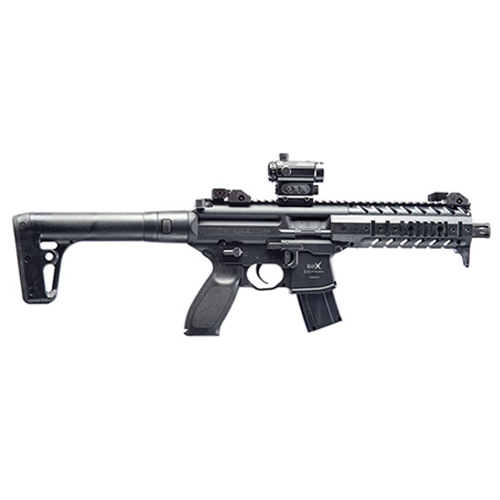 SIG AIR MPX 177CAL 88GR CO2 BLK 30RD W/ RED DOT - Sale